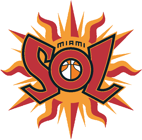 Miami Sol 2000-2002 Primary Logo iron on transfers for T-shirts